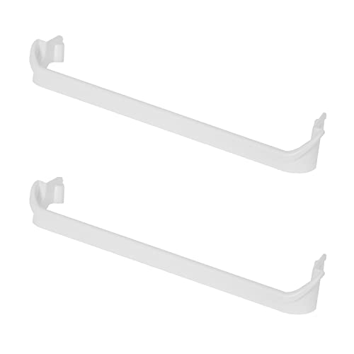 ECOTRIC Refrigerator Door Shelf Rack Bar Rail Retainer Compatible with Kenmore Frigidaire Refrigerators Replacement for 240534901 AP3214630 PS734935 Door Bin Refrigerator Parts & Accessories (2 PCS) - Grill Parts America