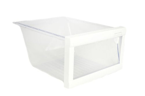 LG Electronics 3391JJ1038B Refrigerator Vegetable Crisper Drawer, Clear with White Trim - Grill Parts America