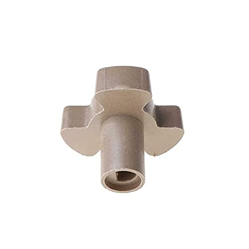 MGGi 4Pcs Microwave Turntable Coupler, 0.59 Inch Microwave Shaft, Small Microwave Oven Roller Guide Support Coupler Tray Shaft, Glass Tray Drive Coupling Replacement - 0.59'' Shaft, Grey - Grill Parts America