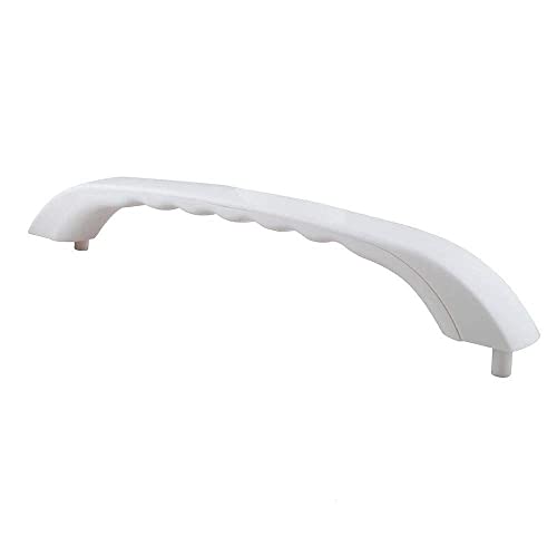 WB15X335 Microwave Door Handle（White）Fits for GE Hotpoint RCA Microwave - Replaces AP2021148 PS232260 WB15X0335 - Grill Parts America