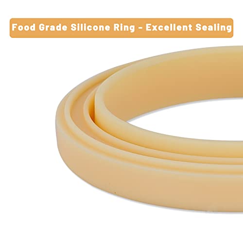 54mm Silicone Steam Ring, 2Pack Grouphead Gasket Replacement Part for Breville Espresso Machine 878/870/860/840/810/500/450/ Sage 500/870/875/880/810/878 - Kitchen Parts America