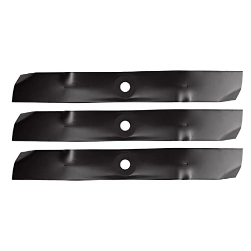 PetMigo Mulching Mower Blade M143520 UC22010 for John Deere 54 inch Deck LX280 Z425 Z45 X524 1025R X340 2210 (3 Pack) - Grill Parts America