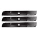 PetMigo Mulching Mower Blade M143520 UC22010 for John Deere 54 inch Deck LX280 Z425 Z45 X524 1025R X340 2210 (3 Pack) - Grill Parts America