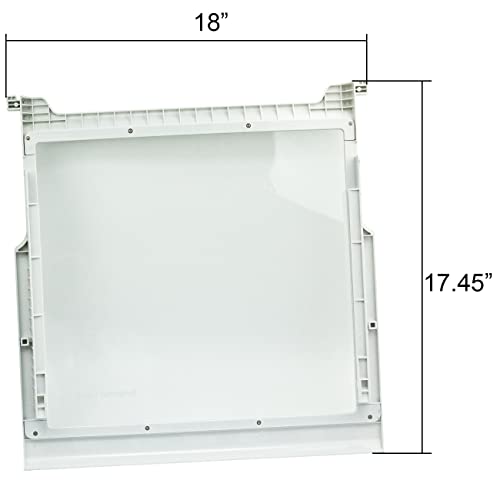 W10276341, WPW10276341, W10167066, 2309523, 2309560 Glass Shelf Compatible with Kenmore, Whirlpool refrigerator parts shelf replacement Part Number : AP6018409, PS11751711 - Grill Parts America