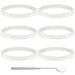 6 PCS Rubber Gaskets 10cm Sealing Gaskets White O-Ring Replacement Parts for Ninja Blender BL480 BL680 BL910 CT680 - Kitchen Parts America