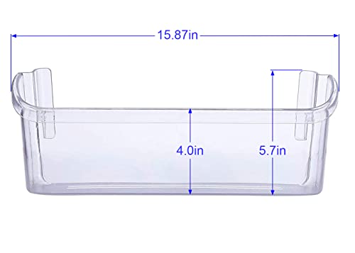 Siwdoy (Pack of 2) 240323002 Refrigerator Door Bin Compatible with Frigidaire Electrolux Replaces PS429725 AP2115742, Clear - Grill Parts America