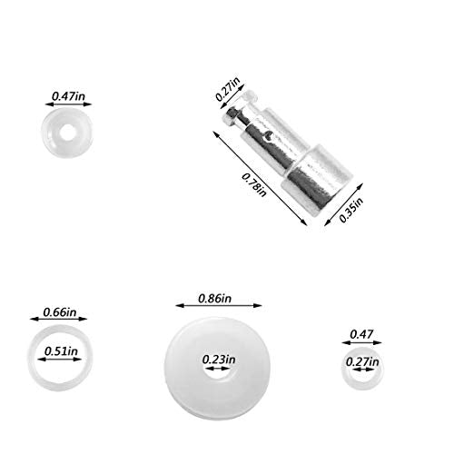 Silicone Sealing Ring Clear + Pressure Cookers Gasket + Universal Replacement Floater and Sealer for 5/6 Quart Models - Kitchen Parts America