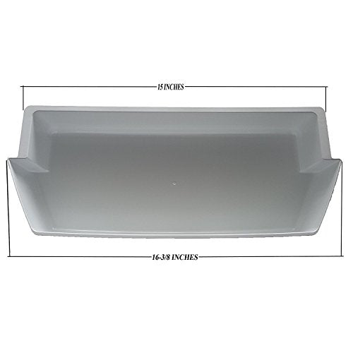 Kitchen Basics 101: 2187172 Refrigerator Deep Door Bin Shelf Replacement for Frigidaire, Whirlpool, Kenmore, Amana, Estate, Crosley White - Grill Parts America