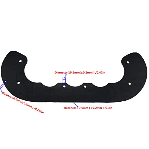 99-9313 Rubber Paddle, 55-8760 Scraper for Toro 20" 21" CCR Snowblower CCR2000 CCR2400 CCR2450 CCR2500 CCR3000 CCR3600 CCR3650 Snow Blower with Hardware Kit - Grill Parts America