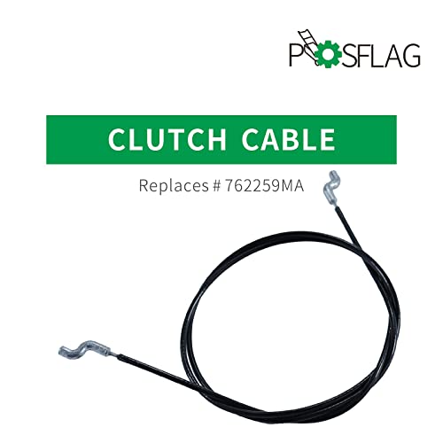 POSFLAG 2 Pack 762259MA Auger Clutch Cable with F6RTC Spark Plug Replaces Murray 1501124ma, Craftsman 762259ma, Auger Drive Cable 762259, Auger Cable 762259ma for Craftsman Murray Snowblowers - Grill Parts America