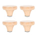 BESPORTBLE 4Pcs Wooden Lid Knobs Household Pot Lid Handles Convenient Pan Lid Knobs Lid Supply - Kitchen Parts America