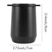 Weetack Stainless Steel Coffee Dosing Cup Sniffing Mug Powder Part for 54mm Espresso Machine Coffee Dosing Cup Black - Kitchen Parts America