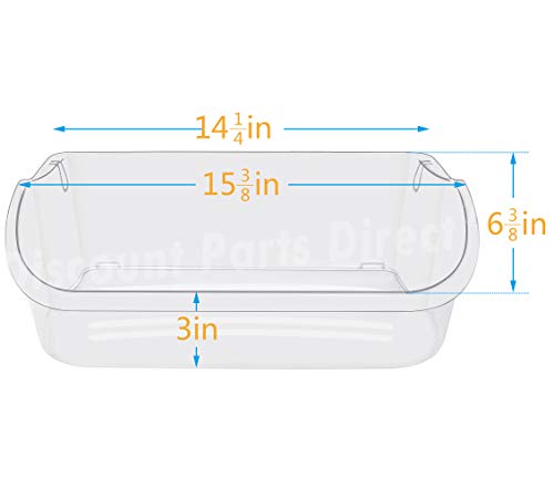 240356402 Refrigerator Door Bin Shelf Replacement Part For Frigidaire, Electrolux, Kenmore, Frigidaire Door Shelf Replacement Upper Slot, Replaces AP2549958, 240430312, 240356416, 240356407 - Grill Parts America