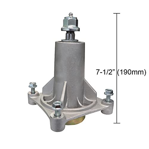 WELOVEHOME 187292 Spindle Assembly with 195945 Pulley for 46" 48" 54" Mower Deck Replaces Ariens 21546238 21546299 Husqvarna 532187281 532187292 AYP 187292 192870 532192870, Pulley 195945 197473 - Grill Parts America