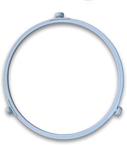 10.6"-12.4" Microwave Turntable Ring, 7.5 Inch Rotating Ring Roller, Middle Glass Plate Tray Support Holder, Replacement Inner Ring - for Microwave Oven Glass Turntable Plate - Grill Parts America