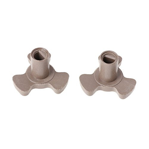 Microwave Oven Turntable Roller Guide Support Coupler Tray Shaft 2Pcs 17mm (Coupler Mount) - Grill Parts America