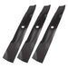 PetMigo Mulching Mower Blade M143520 UC22010 for John Deere 54 inch Deck LX280 Z425 Z45 X524 1025R X340 2210 (3 Pack) - Grill Parts America