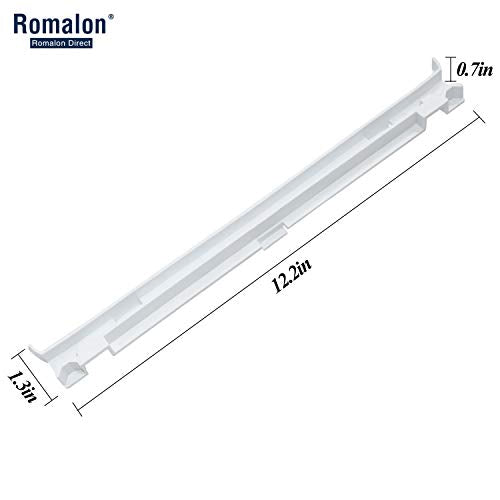 Romalon WP2223320 Refrigerator Drawer Slide Rail fit for Whirl-Pool Ken-More 2223320 Pan Slide Replacement Part Exactly fit for GD5R, GD5S, GD5Y, 10655216400 - Grill Parts America