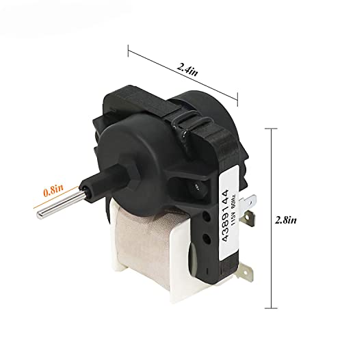 4389144 Refrigerator Evaporator Fan Motor Replacement Part Fit for Whirlpool Replaces 2149299 2162404 2188303 4389144VP W10131845 W10312647 - Grill Parts America