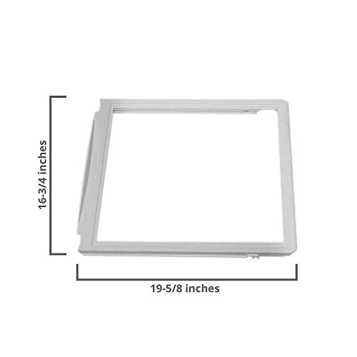 240599301 Refrigerator Upper Crisper Drawer Cover Compatible with Frigidaire Refrigerator 1037664, AH899475, AH899475,EA899475, - Grill Parts America