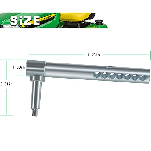 AM131289 Left Front Right Rear Lawn Mower Gauge Wheel Arm for John Deere 54in & 62in Mower Decks GX325 GX335 GX345 GX355 - Grill Parts America