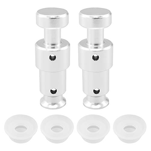 Alamic Replacement Float Valve for Instant Pot Duo 3, 5, 6 Qt, Duo Plus 3, 6 Qt, Ultra 3, 6, 8 Qt, Lux 3 Qt - 2 Float Valves 4 Silicone Caps - Kitchen Parts America