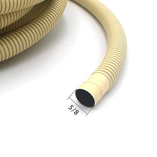 HANSUM Mini Split Drain Hose Air Conditioner Parts & Accessories Pipe Water Tube Pump Universal Line Set Cover for AC Drainage Hvac Extender Outside (25FT) - Grill Parts America