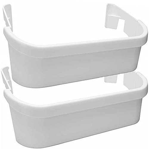 2 Pack 240323001 Fits Refrigerator Door Bin Shelf White - Grill Parts America