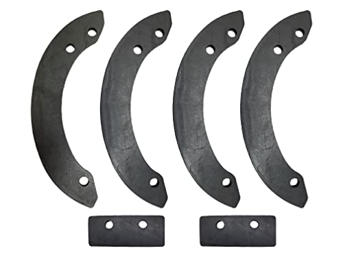 Gpartsden 06720-V10-030 Snowblower Auger Rubber Paddle Kits for Honda HS520 HS720 Snow Blower - Grill Parts America