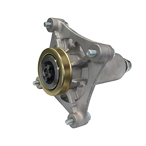 WELOVEHOME 187292 Spindle Assembly with 195945 Pulley for 46" 48" 54" Mower Deck Replaces Ariens 21546238 21546299 Husqvarna 532187281 532187292 AYP 187292 192870 532192870, Pulley 195945 197473 - Grill Parts America