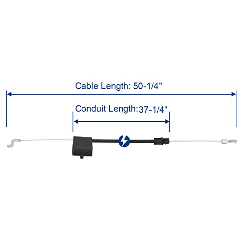 Wellsking 946-0957 746-0957 Lawn Mower Blade Control Cable for MTD Troy Bilt Ryobi Bolens Yard Man Yard Machines Push Mower - Grill Parts America