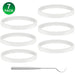 6 PCS Rubber Gaskets 10cm Sealing Gaskets White O-Ring Replacement Parts for Ninja Blender BL480 BL680 BL910 CT680 - Kitchen Parts America