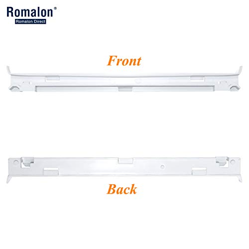 Romalon WP2223320 Refrigerator Drawer Slide Rail fit for Whirl-Pool Ken-More 2223320 Pan Slide Replacement Part Exactly fit for GD5R, GD5S, GD5Y, 10655216400 - Grill Parts America