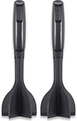 GoodCook High-Temp Nylon 5-Blade Head 10" Hamburger Ground Meat Choppers Pack of 2, Black - Kitchen Parts America