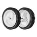 532403111 Front Drive Wheels Fit for Craftsman Mower - 194231X427 Front Drive Tires Wheel Fit for Craftsman & HU Front Wheel Drive Self Propelled Lawn Mower Tractor, 2 Pack, White - Grill Parts America