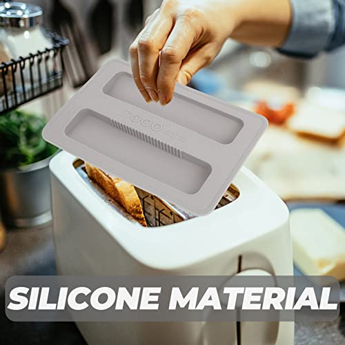 BESTonZON 2pcs Silicone Toaster, Toaster covers Maker Upper Cover Toaster Appliance Top Cover 2 Slice Toaster Dirt Cover Protector for Bread Machine Part Accessories - Grill Parts America