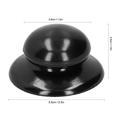 BORDSTRACT 2PCS Pot Lid Knobs, Pot Lid Knob, Pan Lid Holding Handle, Universal Kitchen Cookware Lid Replacement Knob, Heat Resistant, for Casserole Kettle Cover Glass Saucepan Lid Pot - Kitchen Parts America