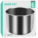 Original 6Qt Power Cooker XL Replacement Inner Pot Stainless Steel - Kitchen Parts America