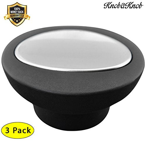 NOKESS Universal Pot Lid Replacement Knobs Pan Lid Holding Handles (3 Pcs) Black - Kitchen Parts America