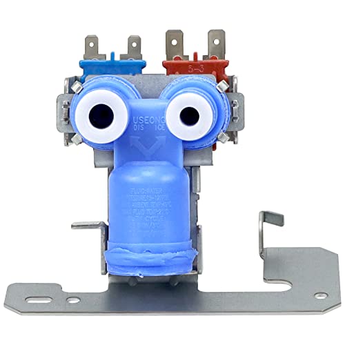 AMI PARTS WR57X33326 WR57X10032 Refrigerator Water Inlet Valve WR57X33326 Dual Solenoid Valve Fit for ge Refrigerator replace WR57X10040 ap3192626 WR57X10064 - Grill Parts America