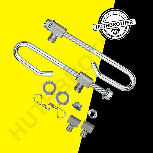 GX24864 GX21718 Deck Lift Hanger Rod kit - by Huthbrother, Compatible with John Deere 14M7465 GX26085 24M7053, for E130 Deck Lift Link Kit GX24864A GX24864B, Set of 2 - Grill Parts America