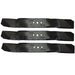 Husqvarna Set of 3 Mower Blades 504188201 504188210 R316 R320 Rider 155 175 R - Grill Parts America