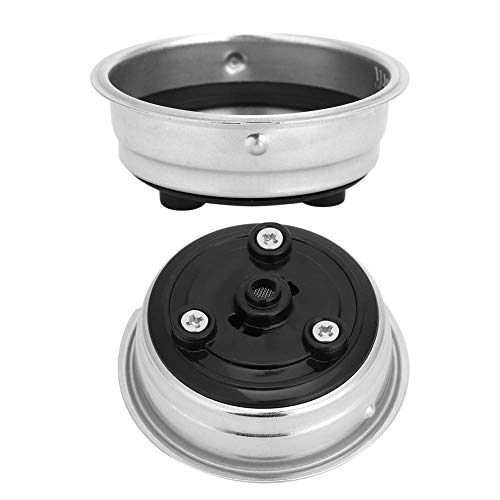 1 Cup 51mm Coffee Filter Basket, Detachable Stainless Steel Portafilter Basket Espresso Filter Coffee Machine Accessories for Home Office - Kitchen Parts America