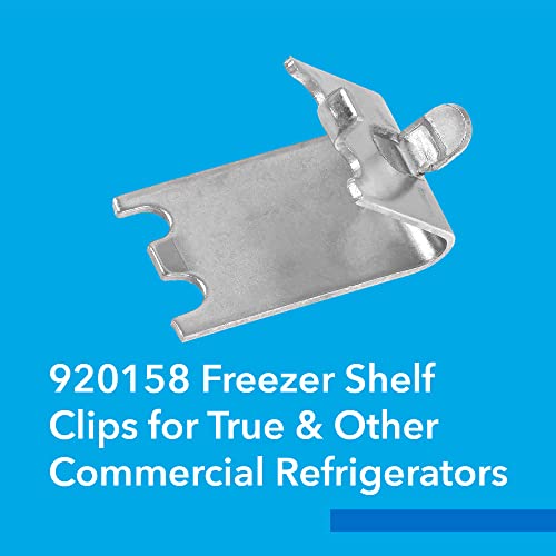 [30 Pack] 920158 Freezer Shelf Clip for True & Other Commercial Refrigerator - Stainless Steel Shelving - Refrigerator Shelf Clips - Metal Shelf Clips - Refrigerator Parts & Accessories - Grill Parts America