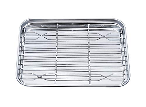 TeamFar Toaster Oven Pan Tray with Cooling Rack - Kitchen Parts America