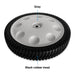 12 Inch Wheels Replacement for MTD 734-04019 734-04127, S-Wave Real Wheels Tires Compatible with Most Troy Bilt Walk-Behind Push Lawn Mower, 1 Pack - Grill Parts America