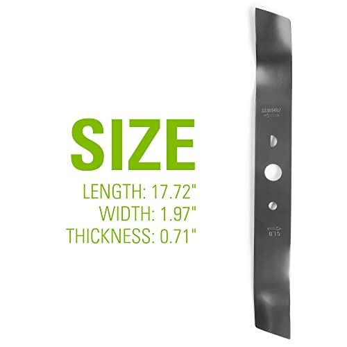 Greenworks 19-Inch Replacement Lawn Mower Blade 29373 Black - Grill Parts America