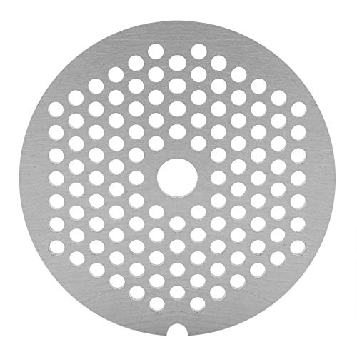 Meat Grinder Plate #7, 2-3/8" Stainless Steel Plate for Meat Grinder, Meat Grinder Discs for Kitchen Aid Mixer and Sausage Maker Attachment (Center Hole 8mm, Mince Holes 3mm) - Kitchen Parts America