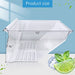 2188664 WP2188664 Refrigerator Door bin Crisper Bin (Bottom) with White Handle for Whirlpool, Kenmore, maytag, kitchenaid Refrigerator - WP2188664 PS890595 2188665 - Grill Parts America