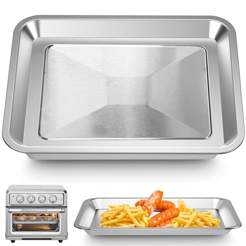 Air Fryer Tray Replacement for Cuisinart TOA-26 TOA-28 Toaster Air Fryer Convection Oven, 10.7 * 9.8'' Non-stick Mesh Air Fryer Stainless Steel Basket Wire Rack Accessories Parts, Dishwasher Safe - Grill Parts America